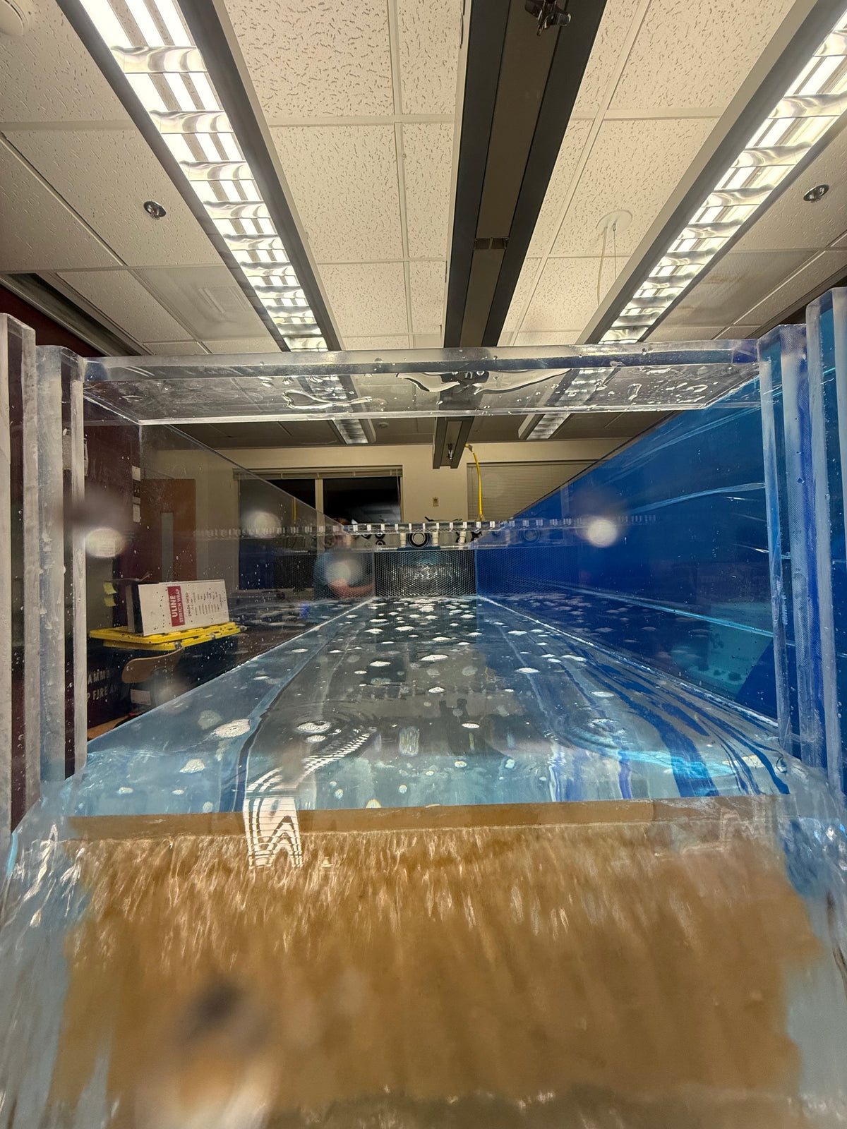The Carleton College bivalve flume