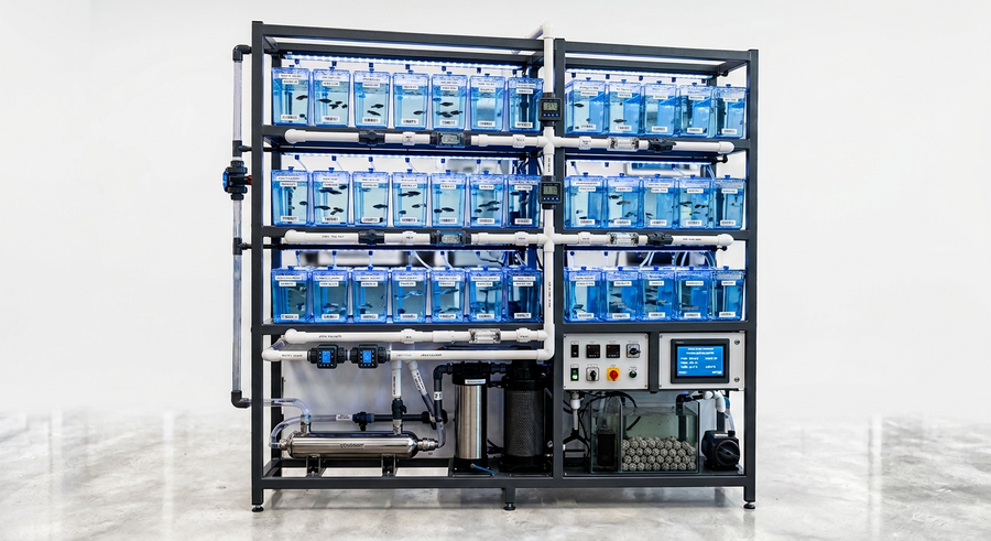 Modular aquatic life support rack