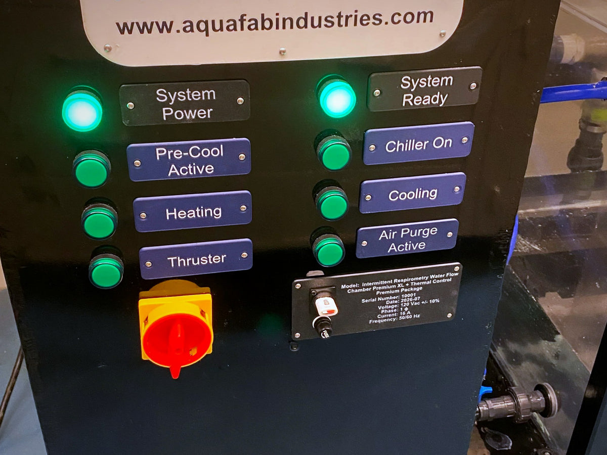 Aquafab control panel and electronics enclosure